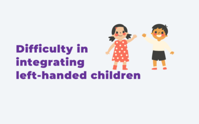 Difficulty in integrating left-handed children
